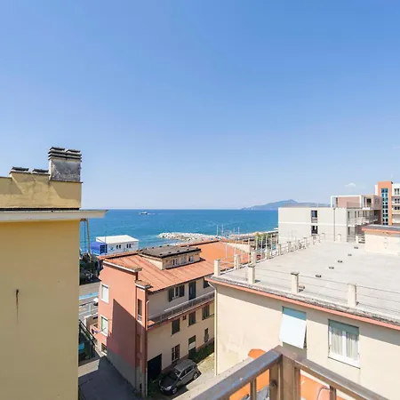 179 - Casa Sea And Sun, Balcone Vista Mare,100m Dal Mare Lavagna