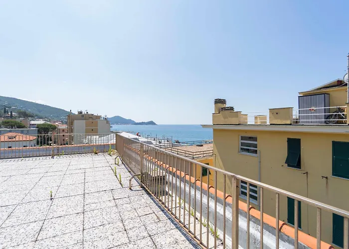 179 - Casa Sea And Sun, Balcone Vista Mare,100m Dal Mare Appartement Lavagna