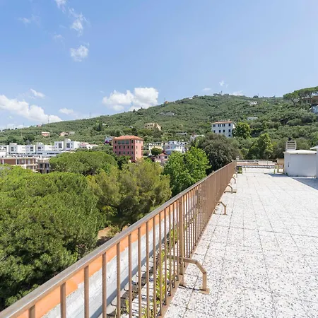 179 - Casa Sea And Sun, Balcone Vista Mare,100m Dal Mare Appartement Lavagna