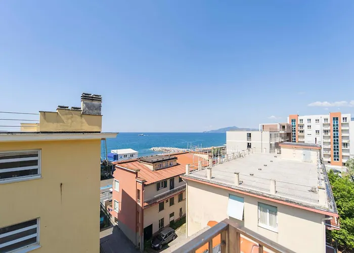 179 - Casa Sea And Sun, Balcone Vista Mare,100m Dal Mare Lavagna